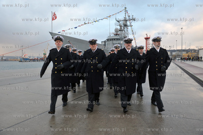 Port Wojenny w Gdyni Oksywie.Uroczystosc przekazania...