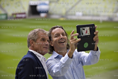 Gdańsk. PGE Arena. Spotkanie poświęcone meczowi,...