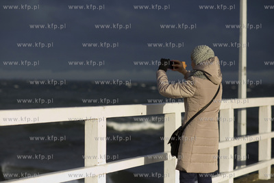 Silny wiatr w Gdańsku Brzeźnie.
27.12.2016
fot....