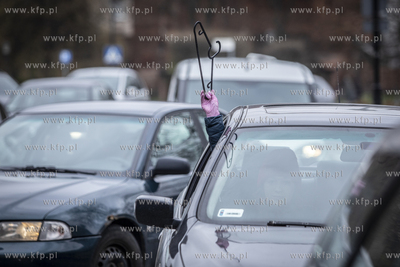 Protest samochodowy  przeciwko projektowi ustawy o...