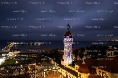 Nowa identyfikacja wizualna Sopotu. Nz. mapping na...