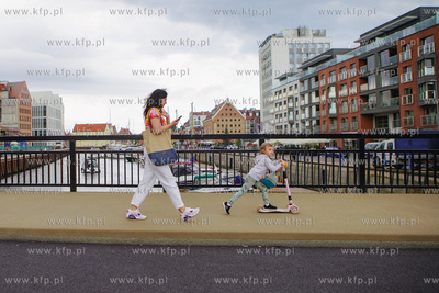 Udostępnienie Mostu Stągiewnego dla pieszych przed...