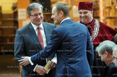 Obchody 40-lecia Uniwersytetu Gdanskiego. n/z premier...