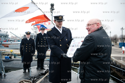 Gdynia Oksywie. Port Wojenny. Wielka gala banderowa...