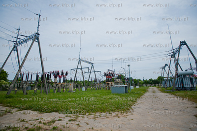 Gdansk. Stacja przekaznikowa firmy Energa Operator,...