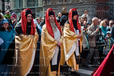 Wielki Piatek. Misterium Meki Panskiej na ulicach Gdanska....