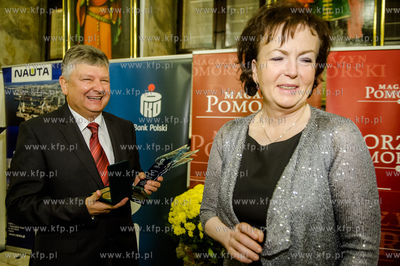 Gdansk. Ratusz Glownomiejski. Uroczystosc wreczenia...