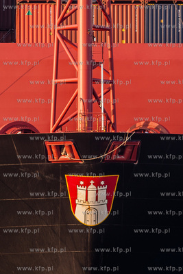 Gdansk. Terminal kontenerowy DCT. Pierwsze zawiniecie...