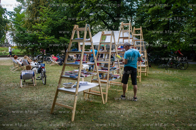 Park Polnocny w Sopocie. Festiwal Literacki Sopot....