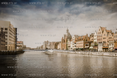 Gdansk. Wyspa Spichrzow. Prezentacja zwycieskiego projektu...