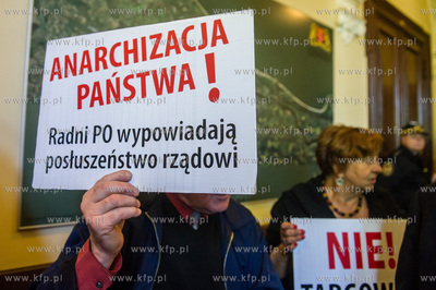 Gdansk. Nowy Ratusz. XXIII Sesja Rady Miasta Gdanska....