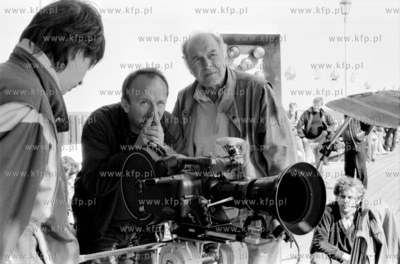 Molo w Sopocie. Plan filmowy "Miedzy ustami a brzegiem...