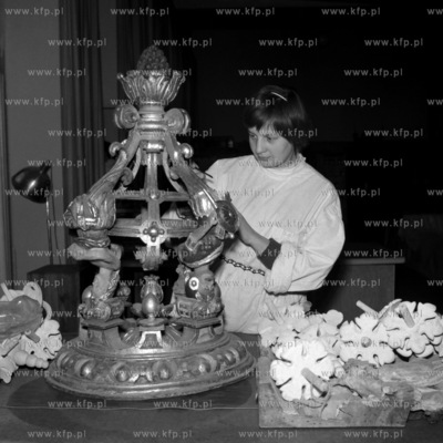 W pracowni konserwacji zabytków w Gdańsku.
1959
0008536z
Fot....