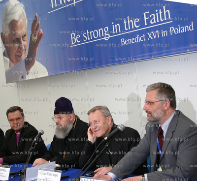 Wizyta papieza Benedykra XVI w Polsce.Konferencja w...