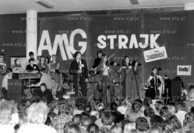 Strajk w Akademii Medycznej w Gdansku w listopadzie...