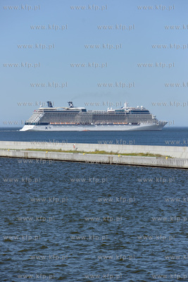 Gdynia. Wycieczkowiec Celebrity Eclipse w Gdyni. 18.06.2014...