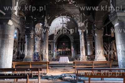Kościół Tahira w Qaraqosh w Iraku. 2016 fot. Maciej...