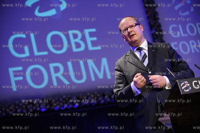 Gdansk, GLOBE FORUM 2009. Nz Prezydent Gdanska Pawel...