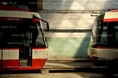 Gdansk, Strzyza. Zajazdnia tramwajowa Wrzeszcz. 21.06.2013...
