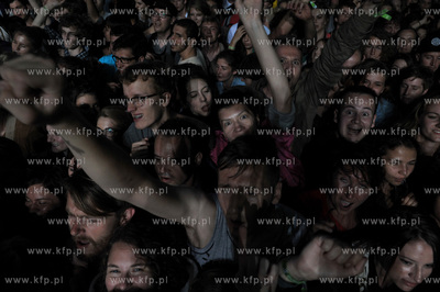 Heineken Open'er Festival w Gdyni.Publicznosc. 05.07.2013...