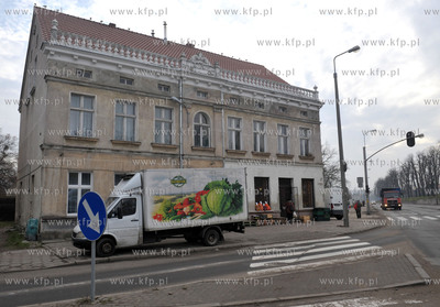 Gdansk Orunia. Kamienica Borzychowskich na rogu ul....