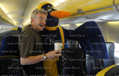Port Lotniczy Gdansk. Konferencja Michael'a O'Leary...