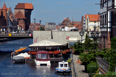 Gdansk. Zielony most na Motlawie. 22.07.2014 Fot. Maciej...