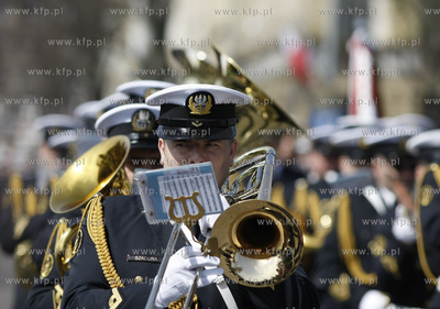 Gdynia.  Uroczystosci zalobne dowodcy Marynarki Wojennej...
