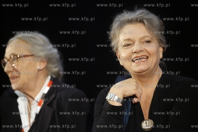 37 Gdynia Film Festival. Nz Anna Seniuk i Maja Komorowska...
