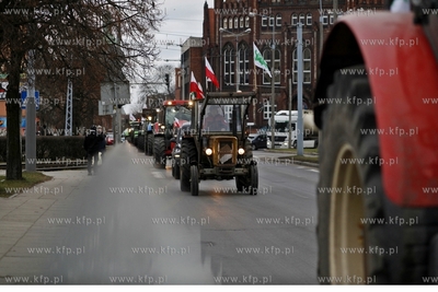 Protest pomorskich rolnikow w Gdansku pod haslem Aby...