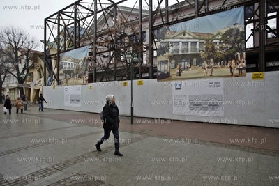 Sopot. Ul. Bohaterow Monte Cassino. Przebudowa bylego...