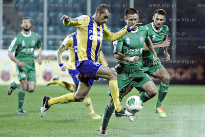 Cwiercfinal Pucharu Polski. Mecz Arka Gdynia - Miedz...