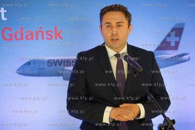 Gdańsk, Port Lotniczy im. Lecha Wałęsy. Konferencja...