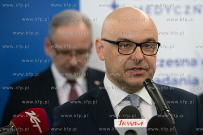 Gdańsk.  UCK.  Briefing prasowy „Bezpieczeństwo...