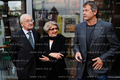 Gdansk. Dziedziniec Polskiej Filharmoni Baltyckiej....