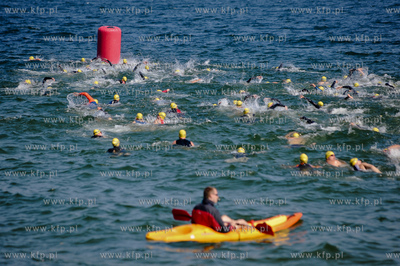 Gdynia. Bulwar nadmorski. Mistrzostwa Polski w Aquatlonie,...