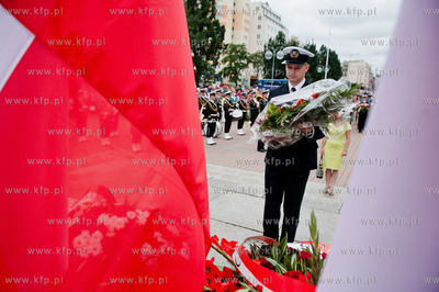 Gdynia. Centralne uroczystosci obchodow Swieta Wojska...