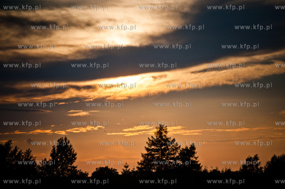 Zachod slonca na kaszubach. 07.08.2012 fot. Mateusz...