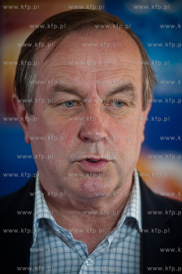 Sopot. Konferencja prasowa poprzedzajaca zawody Tyczka...