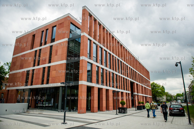 Politechnika Gdanska. Nowo powstaly budynek Centrum...
