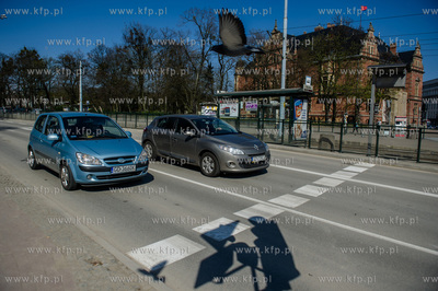 Gdansk. Przejazd przez Hucisko otwarty dla kierowcow....