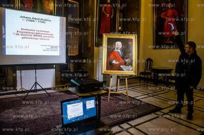 Gdańsk. Ratusz Głownego Miasta. Sala Wety. Prezentacja...