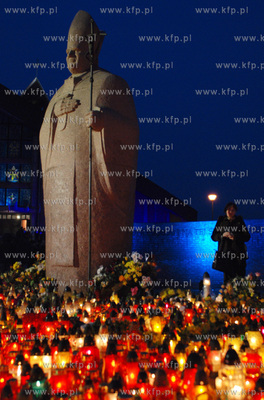 Uroczystosci obchodow trzeciej rocznicy smierci papieza...