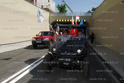 Otwarcie tunelu pod deptakiem ul. Bohaterow Monte Cassino...