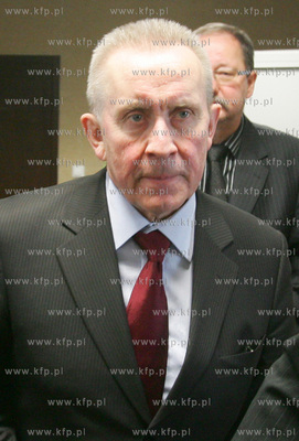 Szczecin. Minister sprawiedliwosci Andrzej Czuma na...