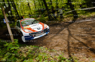 Grzybno. Odcinek specjalny  6-go Rajdu Lotos Baltic...