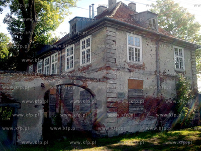 Gdansk - ulica Olszynska 37. Na zdjeciu Dwor Olszynski...