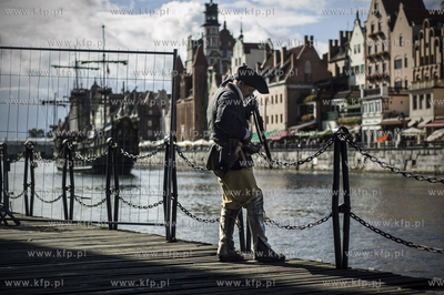 Gdansk. Wyspa Olowianka. Do abordazu - rekonstrukcja...