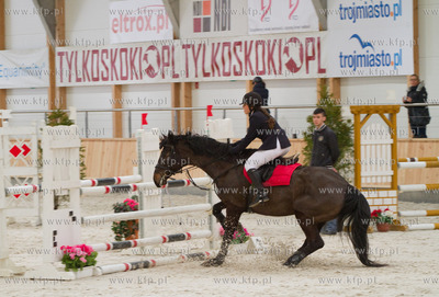 Pierwsze Zawody Ogolnopolskie w nowej hali Hipodromu...