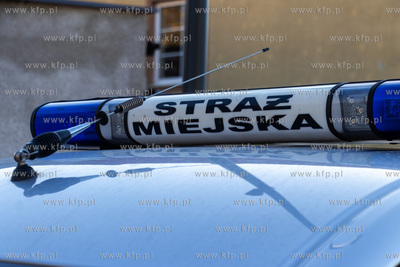 Oznakowanie samochodu Straży Miejskiej. 
5.11.2024
fot....